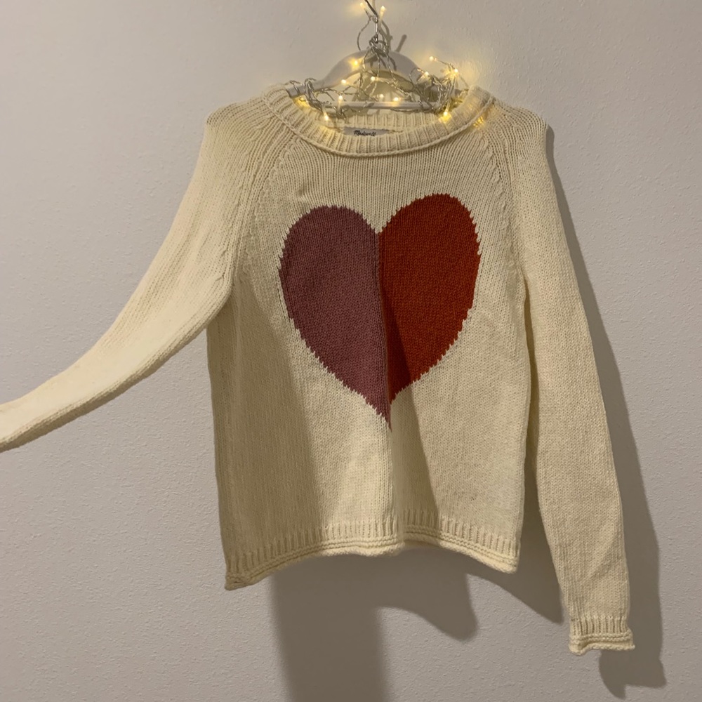 ✨Madewell Heart Sweater